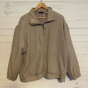 EVR vintage zip up windbreaker sz L